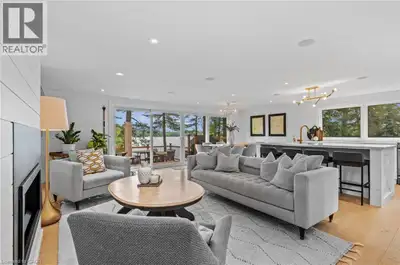 Set along the peaceful shoreline of Brandy Lake, this four season waterfront home has quietly built...