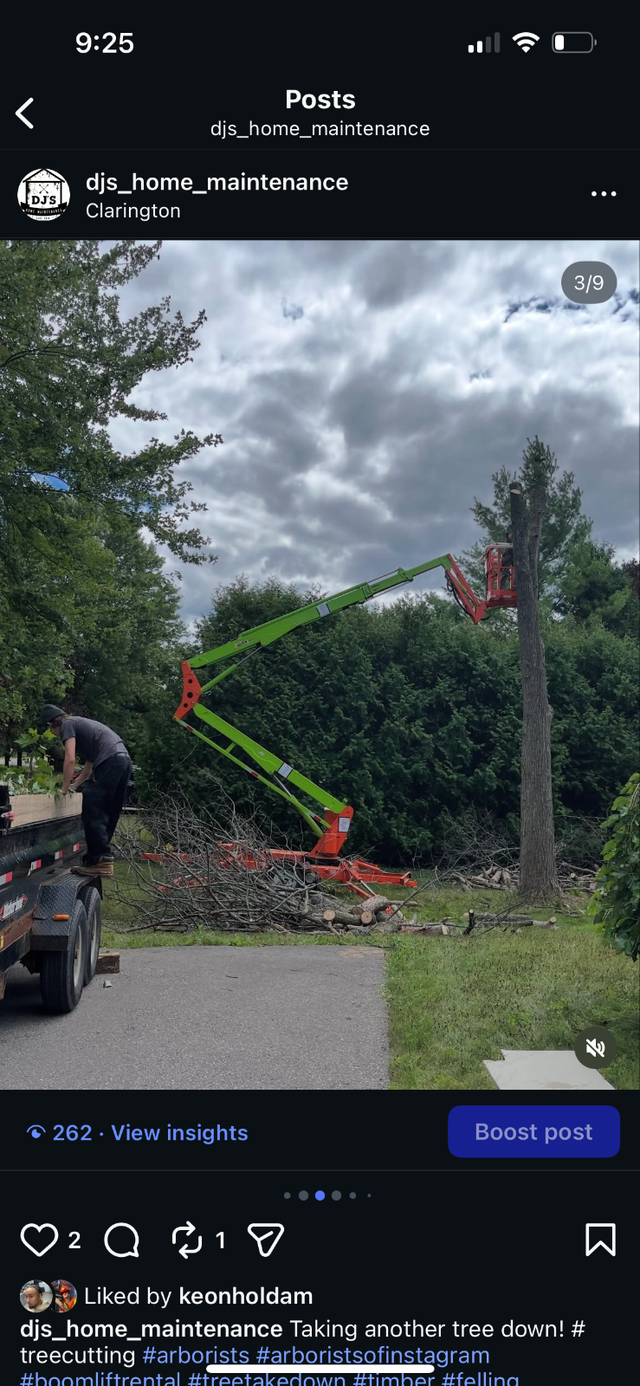 Boom lift rental