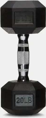 Rubber Hex Dumbbell - Amazon Basics, Anti-Roll in Exercise Equipment in Ottawa - Image 5