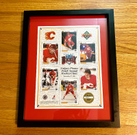 1991 Calgary Flames Framed Upper Deck Limited Edition #09971