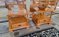 Matching Solid Maple End Tables - EACH