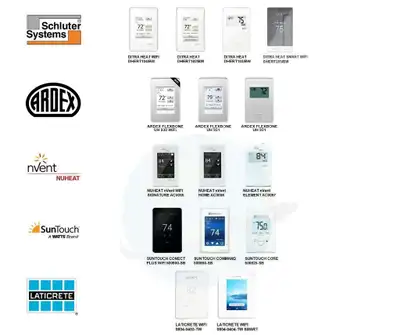 Schluter Ditra Heat Thermostat DHER105BW NuHeat Ardex, View more