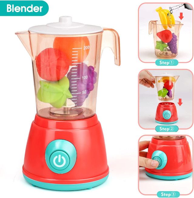 Kitchen Appliances Toy, Kids Pretend Kitchen Play Set with Mixer in Toys & Games in Mississauga / Peel Region - Image 2