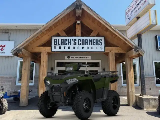 2026 Polaris Sportsman 450 H.O. EPS Sage Green in ATVs in Ottawa - Image 2