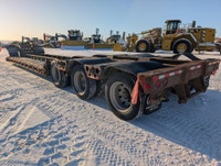 2002 Knight Double Drop RGN Lowbed 10 wide Lowboy mechanical detach neck., 10x24 main deck 2 pin nec... (image 8)