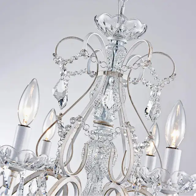 ANJIADENGSHI Modern K9 Crystal Raindrop Chandelier Lighting LED in Indoor Lighting & Fans in Mississauga / Peel Region - Image 8