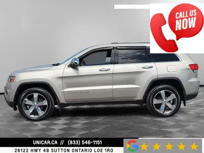 2015 Jeep Grand Cherokee Limited No Accidents Remote Starter Nav, View more