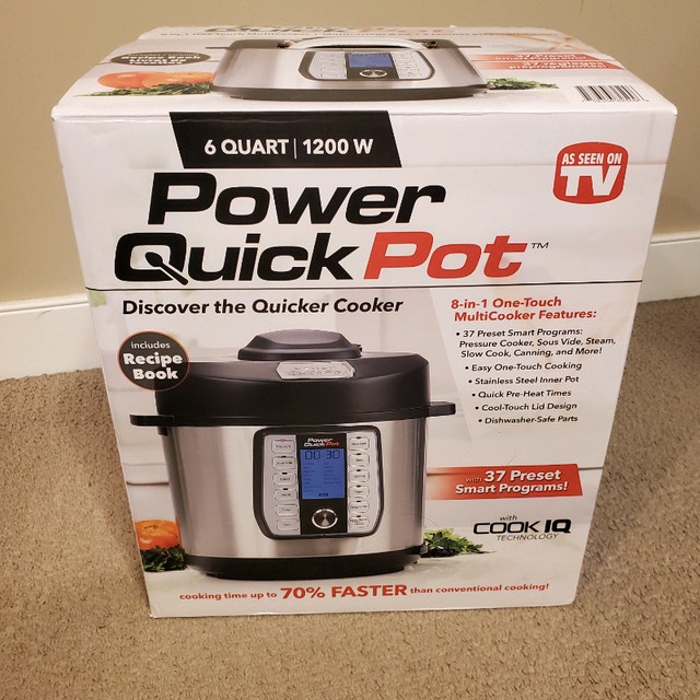 Tristar Prod Power Quick Pot 6 Quart 1200 W Pressure Cooker