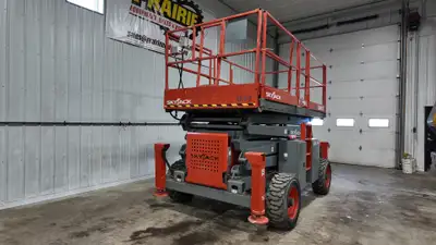 Skyjack SJ8841 Rough Terrain Scissor Lift – $29,500 For sale is a Skyjack SJ8841 rough terrain sciss...