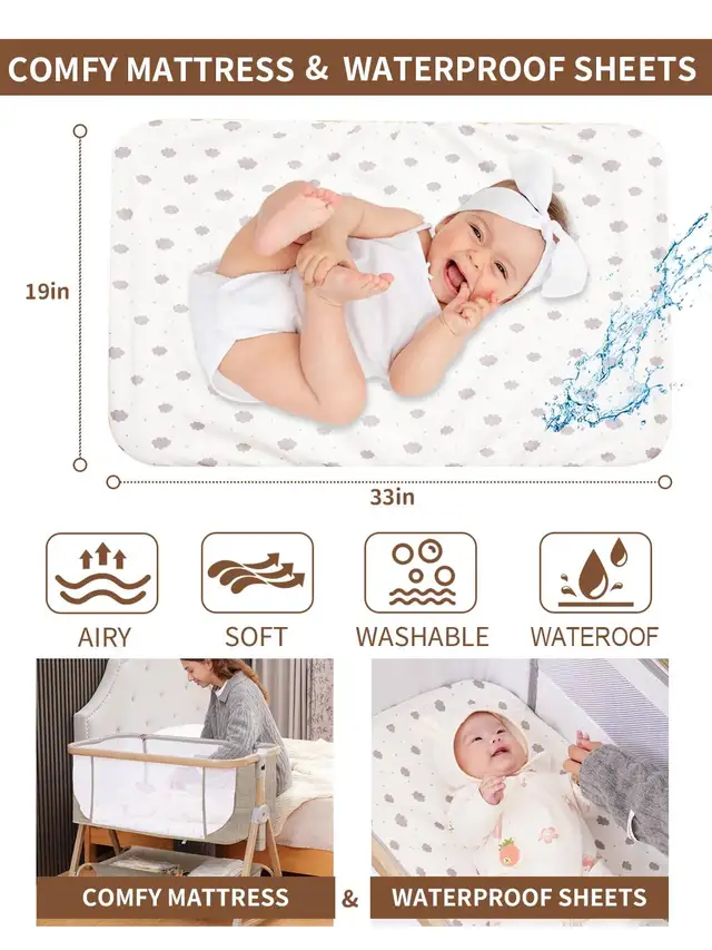 Baby Bassinet, Basinet Bedside ... ID# 40363006662384641121
