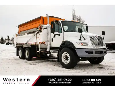2019 International WORKSTAR 7400 T/A SANDER/PLOW DUMP This 2019 International WorkStar 7400 Tandem A...