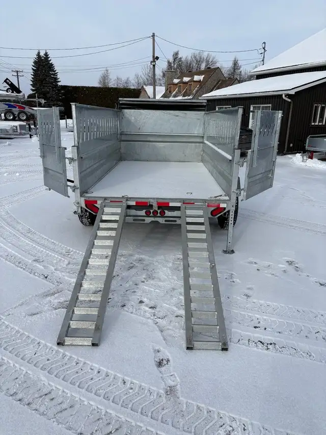 2025 Weberlane DOMPEUR 6' X12' 2ESSIEUX 5200LB.AVEC REHAUSSE CON in Cargo & Utility Trailers in Laval / North Shore - Image 12