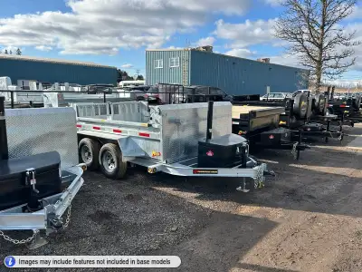 Miska Trailers builds and stocks Galvanized Trailers - Get the ultimate low maintenance finish for o...