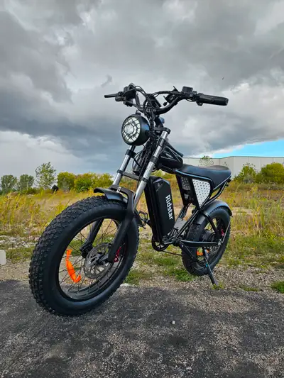 1500W Retro Electric Bike - Powerful Ebike 55km/h - Financing, View more