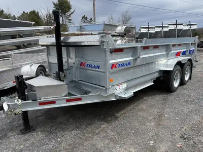 2026 K-Trailer Galvanized Dump D8216-16k HD2 Expert Series. Standard Features: Slipper Suspension, H...