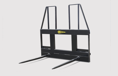 Wifo Skidsteer Double Bale Spear - 38" MODEL - BSF2-S-38 • Skidsteer mounted bale spear with a capac...