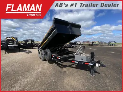 2026 SOUTHLAND SL714 -16K DUMP TRAILER Color: Black (2) 8000lb Lippert Spring Axles Tires: 235/80R16...