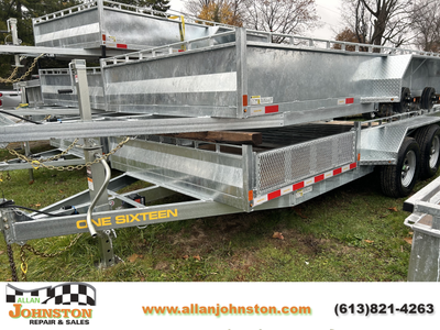 Welcome to Allan Johnston Repair & Sales 2026 One Sixteen 7x16 Tandem Axle Utility Trailer. .