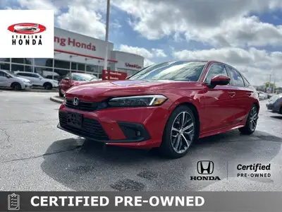 Experience the thrill of driving the 2023 Honda Civic Sedan Touring, a certified pre-owned beauty wi...