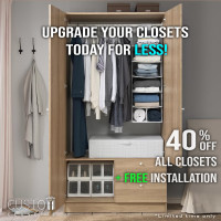 ⭐ Transform Your Space with Customized Closets ⭐