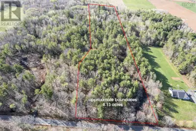 Beautiful eight-acre building lot on a paved public road in North Williamston, Annapolis County, wil...