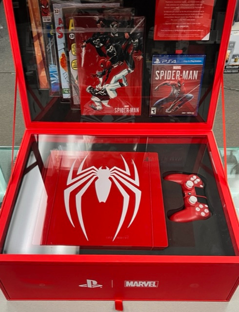 Super Rare Marvel Spiderman PS4 PlayStation Pro Limited Edition in Sony Playstation 4 in Oakville / Halton Region - Image 4