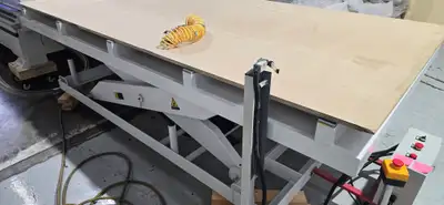 Loading Deck & Storage Unit for CNC Router Heavy-duty loading deck designed to stack and store MDF,...