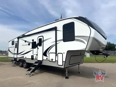 Keystone Cougar Half-Ton fifth wheel 32BHS highlights: Private Bunkhouse Full and Half Bath Dual Ent...