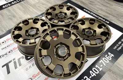 Replica TT07 Satin Bronze Rims Fits New Toyota Tacoma -Wheel Size: 17x8.0J -Bolt Pattern: 6x139.7 -O...