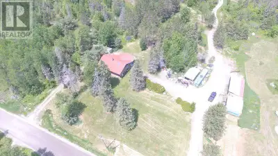 beautiful log home situated on 160 acres, approximately 100 acres cleared for pasture and hay fields...