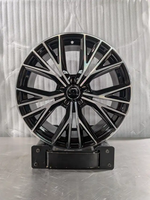 19" Rims for Audi. Brand new, black machined (KF80451) in Tires & Rims in City of Toronto - Image 2