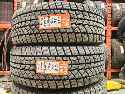 A pair of good used P235/70R16 Double star Winter King install and balance $260 Loose purchase $100...