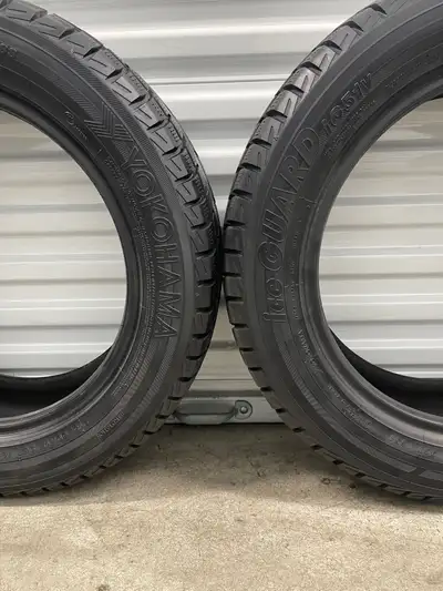 Pair2: 215/60R17 96T Yokohama Iceguard IG51V. FIRM $150: Two Used Winter Tires. FIRM Tires Tread Dep...