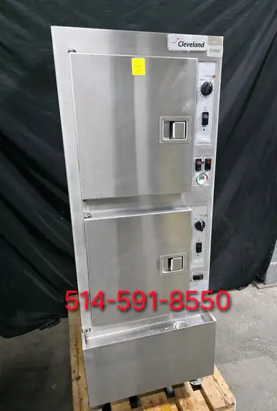 Cleveland steamer model 24CGP10 working natural gas. As you can see by the pictures this unit has be...