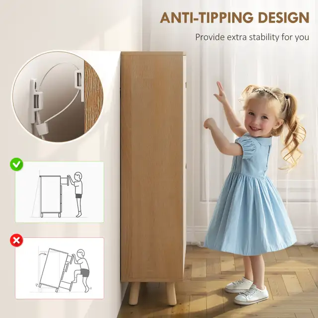 Narrow Shoe Cabinet for Entryway with 2 Flip Drawers, Top Drawer in Home Décor & Accents in City of Toronto - Image 7