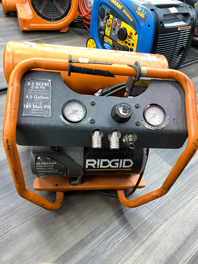 Ridgid OF45150A 150 PSI 4.5 Gallon Twin Tank Air compressor Other