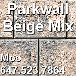 Beige Mix Parkwall Retaining Wall Stone Retaining Block Stone