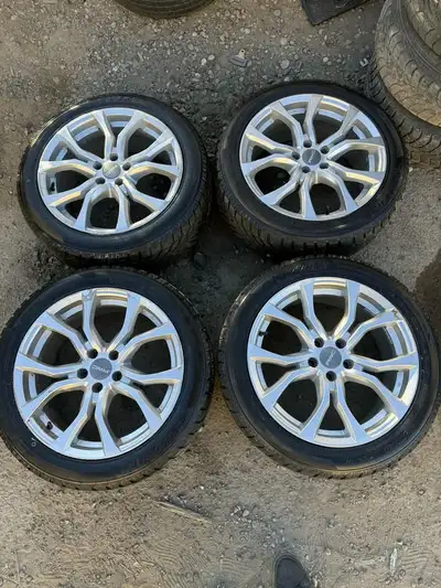 *Tire Size: 245/45R18 *Season: Winter *Brand: SNOW LEOPARD *Tread: 90-95% *Bolt Pattern: 5x108 (5x4....