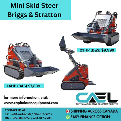**FINANCEMENT DISPONIBLE** Mini chargeuse compacte neuve avec moteur Briggs & Stratton (moteur USA)...