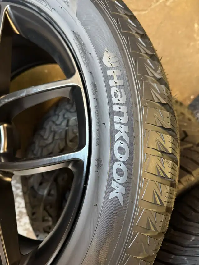 Four New 20″5x120 Tesla X/Honda Replika w/ 255/50R20 hankook in Tires & Rims in Oakville / Halton Region - Image 4