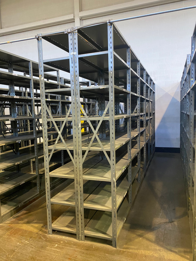 Used industrial shelving - 18” deep x 36” wide x 8’4 tall in Other Business & Industrial in Mississauga / Peel Region - Image 4