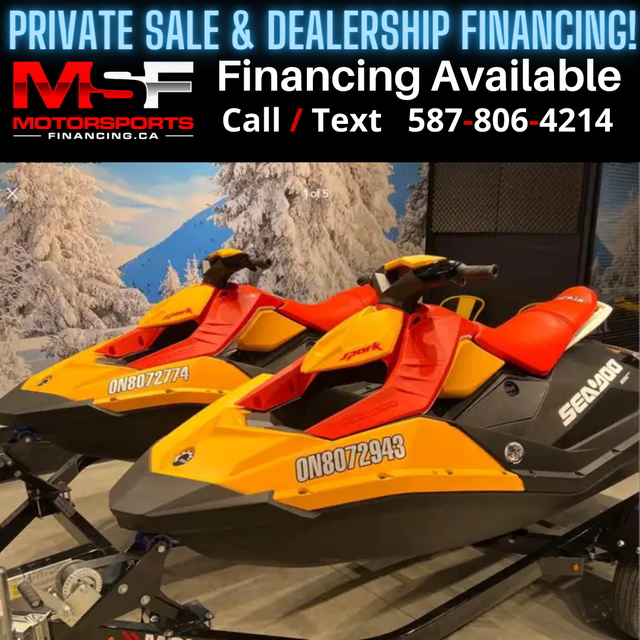 2022 SEADOO SPARK 2UP (FINANCING AVAILABLE) in Personal Watercraft in Strathcona County - Image 2