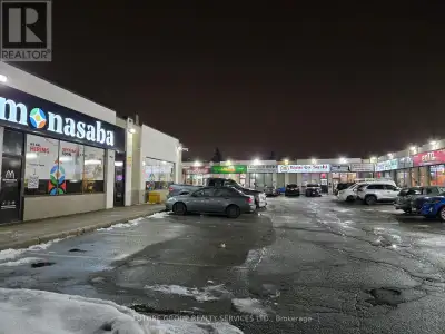Newly built restaurant unit for lease in Saag Food Plaza on Lawrence Ave E. The plaza consists of 14...