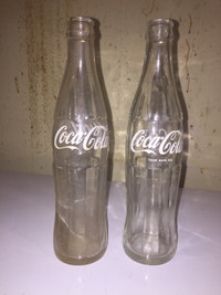 2 Vintage Coca Cola Bottles