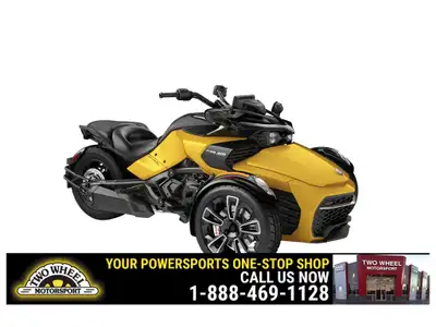 Welcome to Two Wheel Motorsport The Spyder F3 brings the power and sportier style. The attitude come...