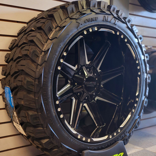 NEW CHEVY WHEELS & TIRES | LOW OFFSET | 35x12.50R22 | 8x165 in Tires & Rims in Calgary - Image 3