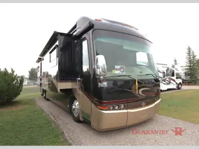Guarantee RV Calgary's LARGEST selection of pre-owned inventory. The 2013 Entegra Coach Anthem 42RBQ...