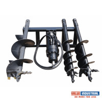 Versatile Earth Auger System - Skid Steer Attachment Pack