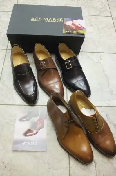 ACE MARKS Men's Italian Leather Dress Shoes, View more