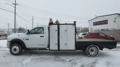 NEW ARRIVAL.... 2012 Dodge RAM 5500 12 FT Flat Bed 4X4 Diesel 2012 RAM 5500 Reg Cab Flat Bed - 6.7L...